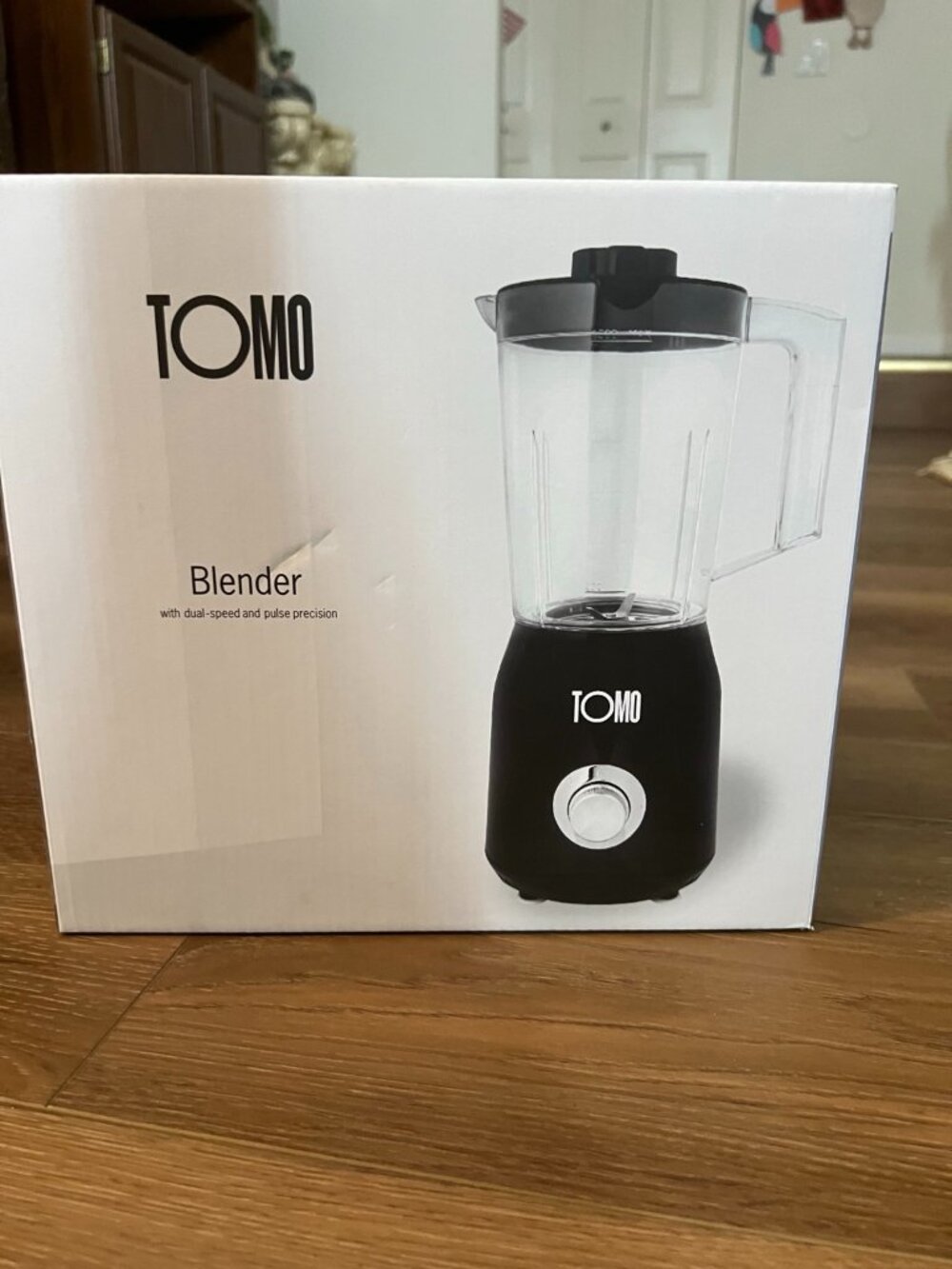 TOMO Blender Dual-Speed Pulse Control Countertop Blender